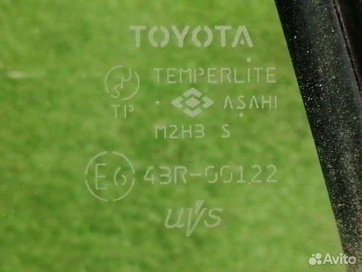 Стекло двери (форточка) заднее левое Toyota Rav 4