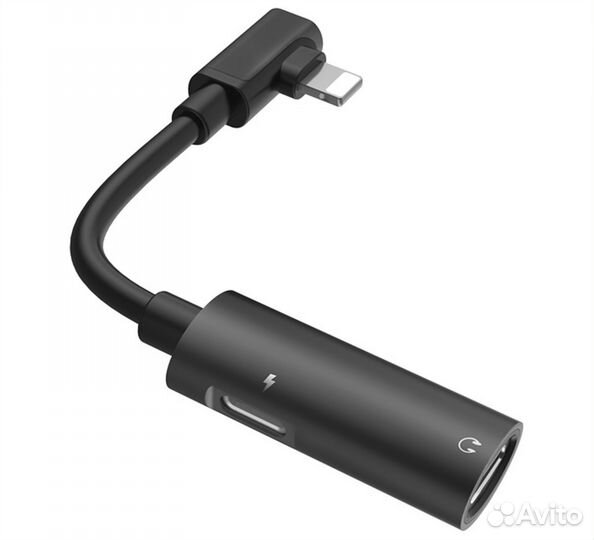 Адаптер-переходник Hoco LS18 2in1 Lightning Dual