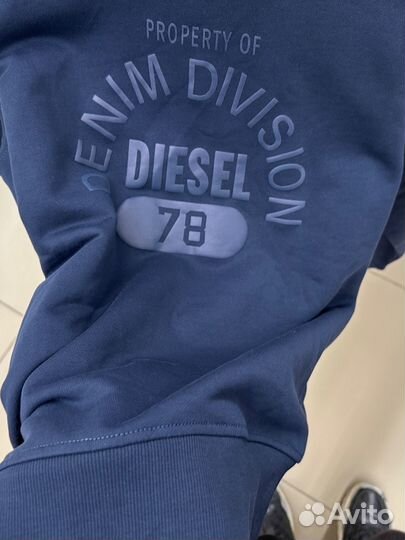 Свитшот мужской diesel оригинал M синий