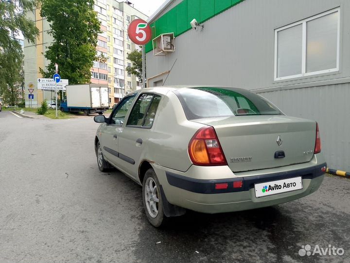 Renault Symbol 1.4 МТ, 2002, 170 000 км