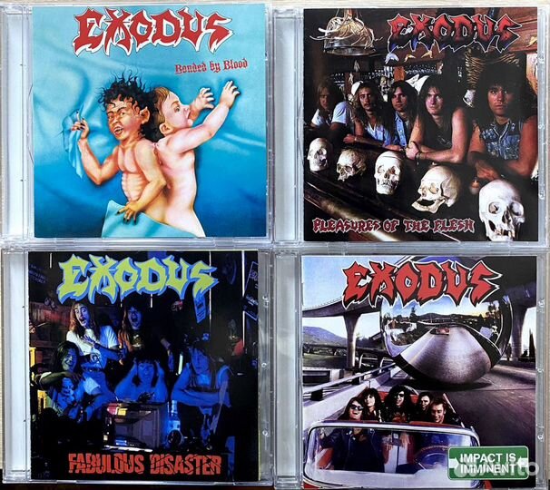 Музыка на cd дисках Exodus usa thrash metal