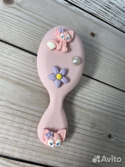 Расческа для девочки розовая