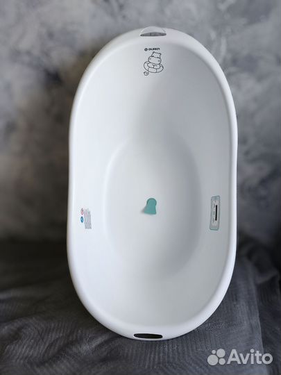 Ванночка для купания Olsson Hippo с термометром