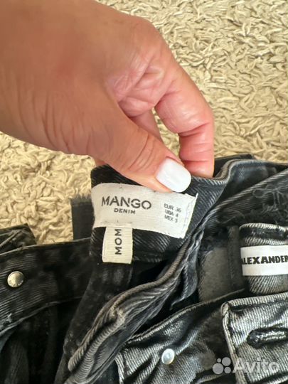 Джинсы zara mango