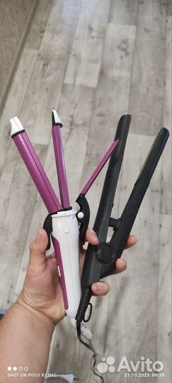 Щипцы гофре, утюжок