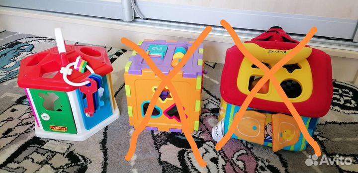 Развивающие игрушки сортеры