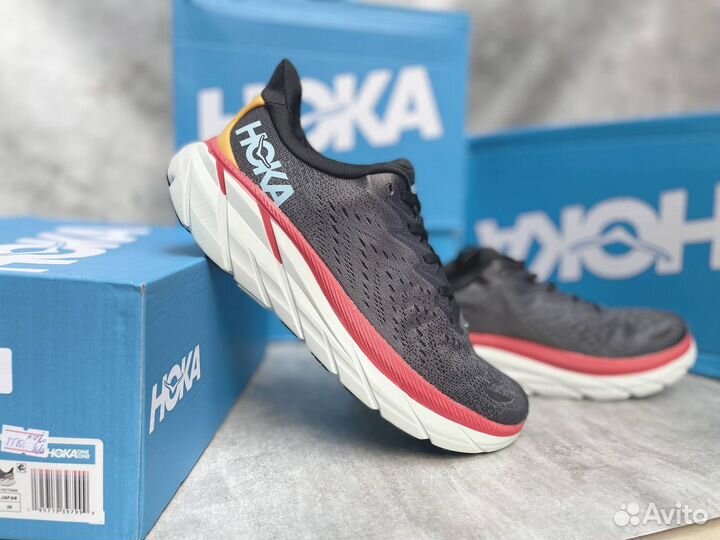 Беговые кроссовки hoka clifton 8 43 размер