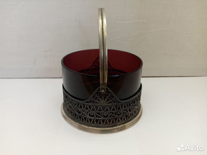 Сахарница мельхиор СССР