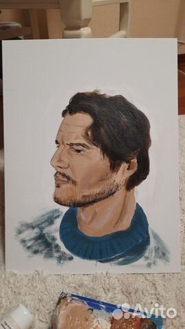 Картина 30x40 Педро Паскаль