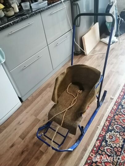 Детские зимние санки