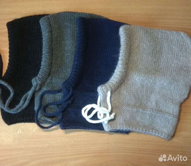 Капюшон голубой цикломен розовый