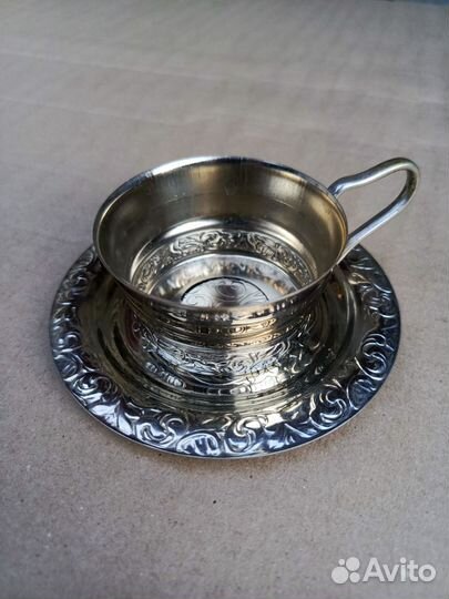 Подстаканники и чашки СССР клеймо мнц