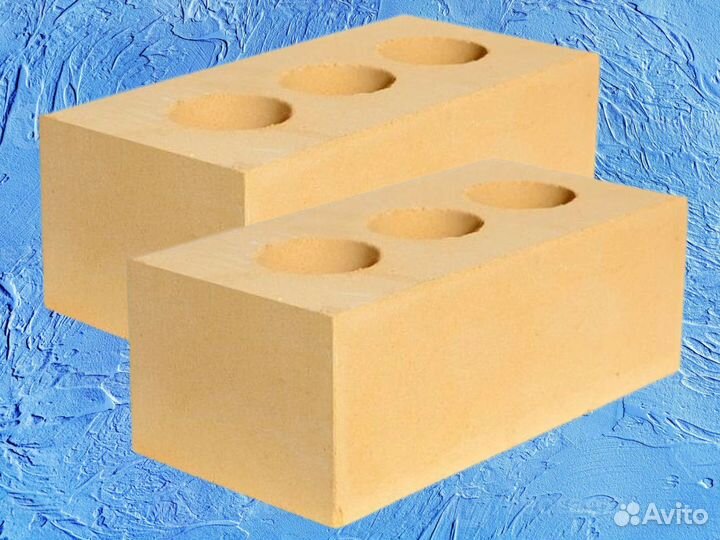 Кирпич силикатный лицевой желтый 1,4 нф Поревит