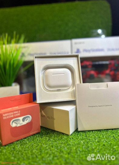 Airpods Pro 2 Gen. с чехлом и гарантией на 1 год
