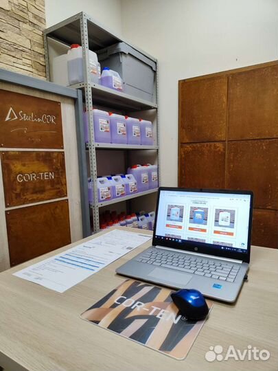 Кортеновская сталь, химия для ржавления, оксидации