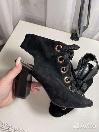 Ботильоны замша 40 размер
