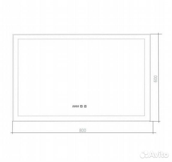 Зеркало mixline 