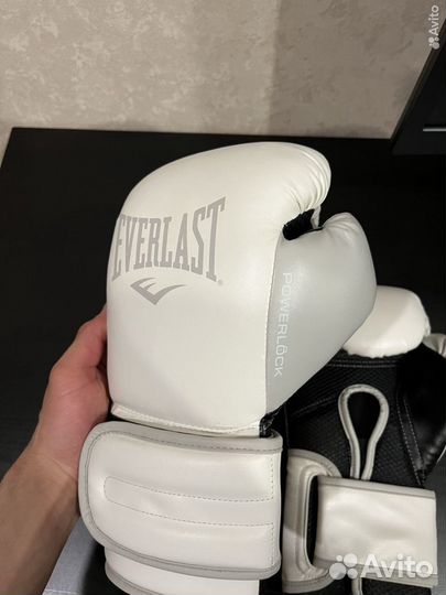 Боксерские перчатки Everlast PowerLock 12 oz