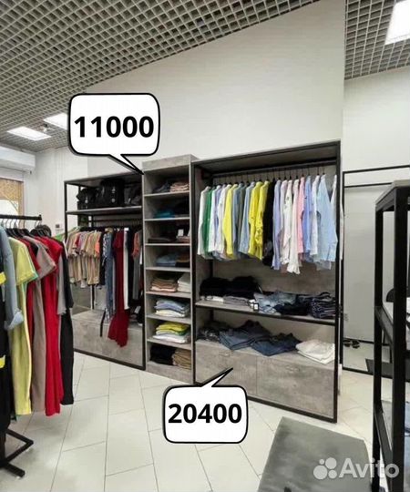 Торговое оборудование для магазина одежды