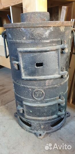 Печь буржуйка чугунная