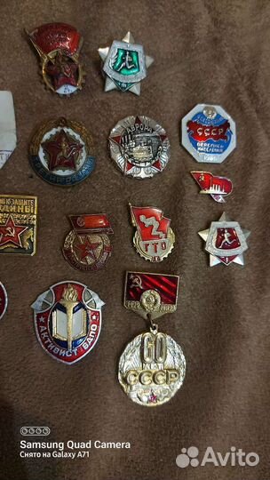 Тяжелые значки СССР