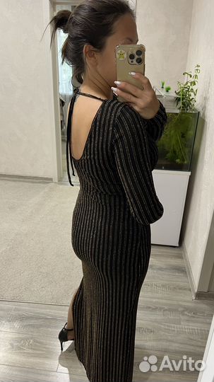 Вечернее платье в пол размер 44