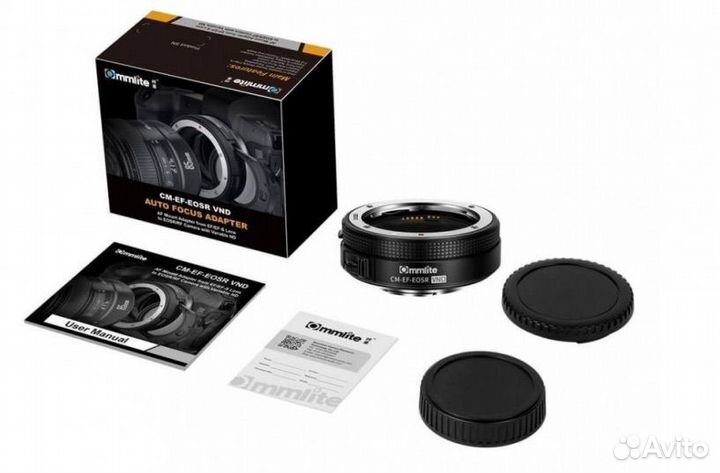 Адаптер с VND Commlite Canon EF/EF-S на Canon RF