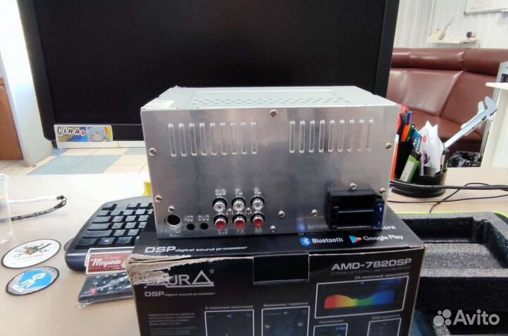 Магнитола 2din aura amd-782dsp