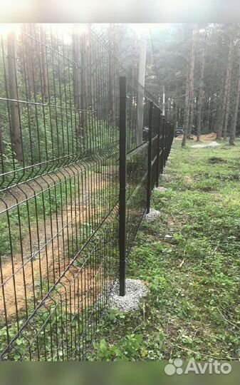 Сетка для забора 3d
