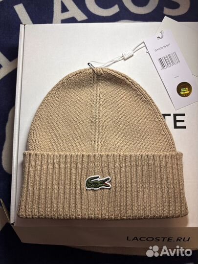 Шапка новая Lacoste