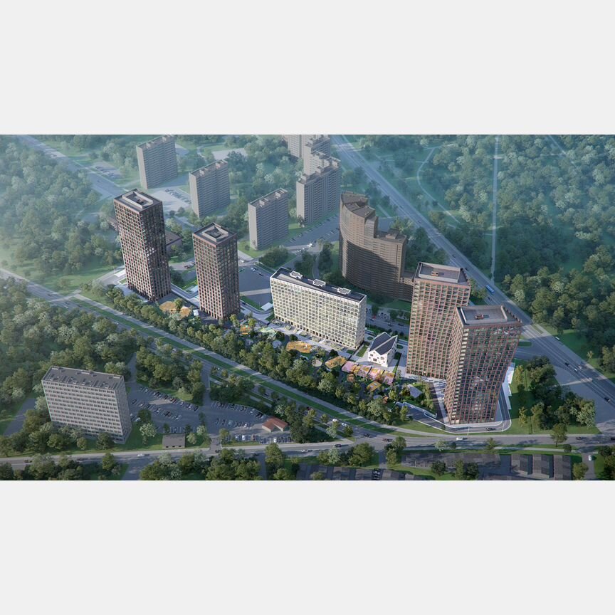 Квартира-студия, 41 м², 13/25 эт.