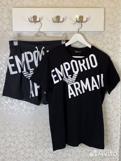 Emporio armani M L XL 2 XL Футболка и бермуды