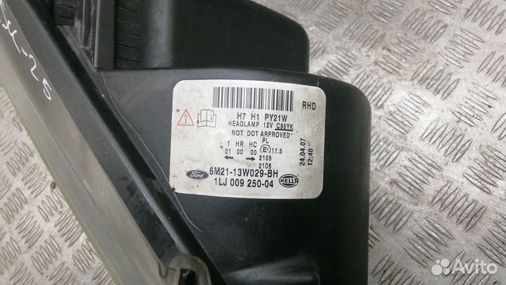 Фара правая Ford S-Max 2007