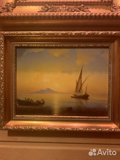 Картина - роспись на фарфоре