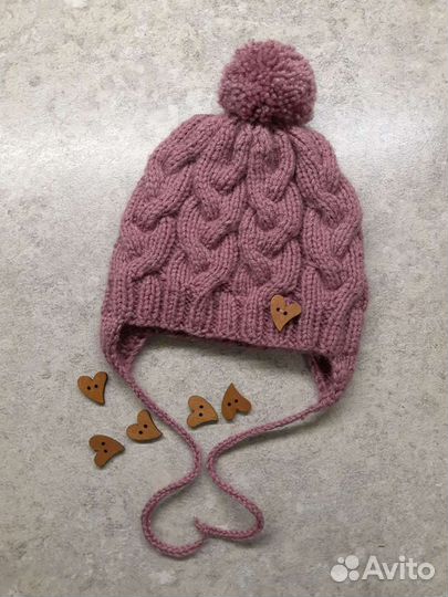 Шапка детская вязаная