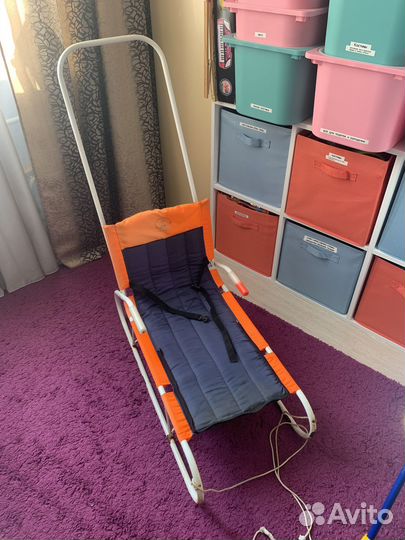 Детские зимние санки