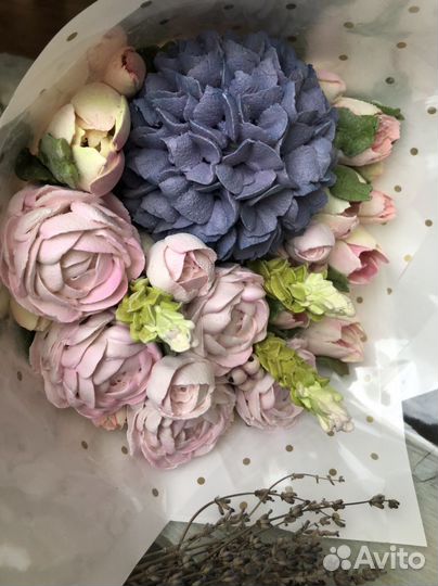 Сладкий букет из зефира