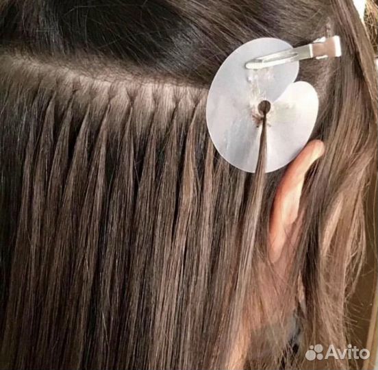 Наращивание волос и снятие с выездом на дом