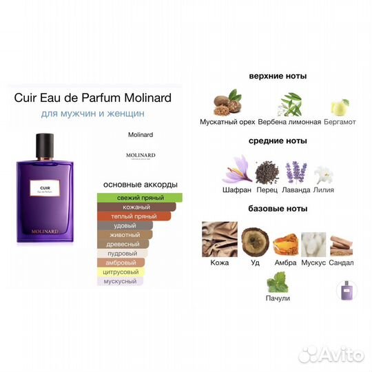 Molinard patchouli, cuir, amber