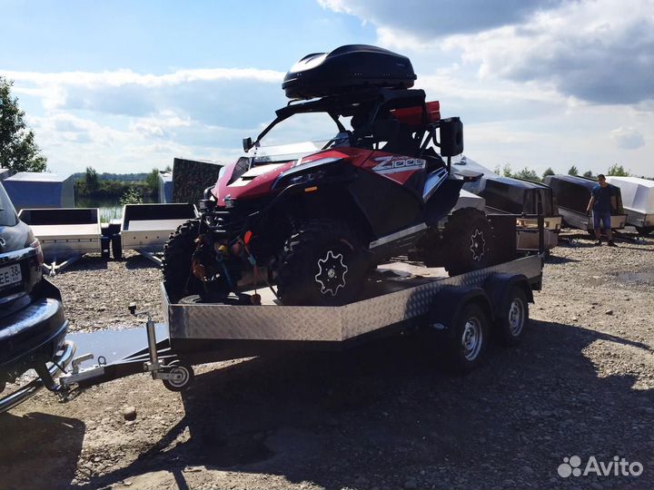 Легковой прицеп Шторм высокий борт 4х2