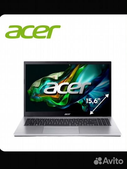 Ноутбук новый Acer Aspire 3, 16 гб, SSD 512 гб