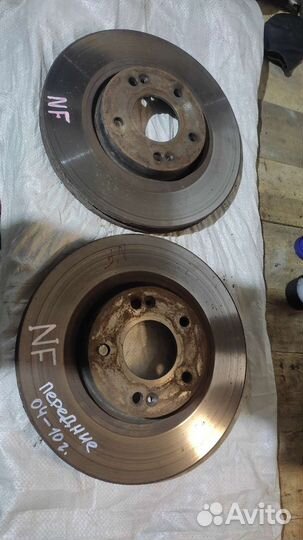 Диски тормозные передние Sonata NF 10г