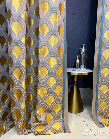 Шторы с отделкой авторские