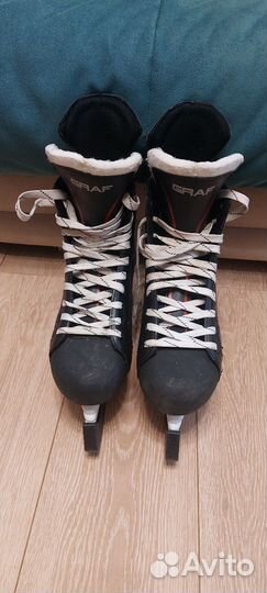 Коньки хоккейные graf 44 размер