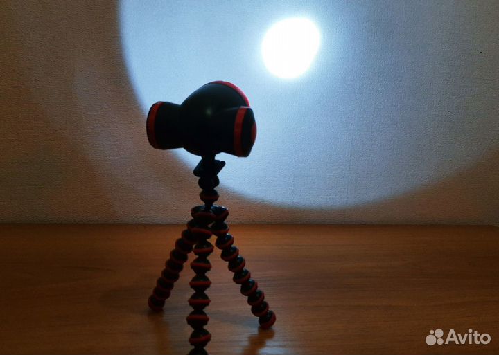 Фонарик съёмный на триподе, 3 режима