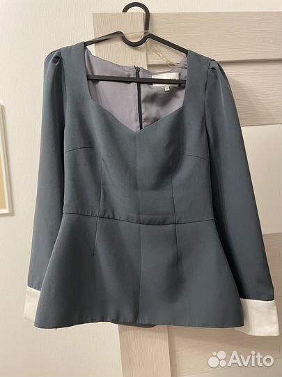 Postmeridiem топ серый