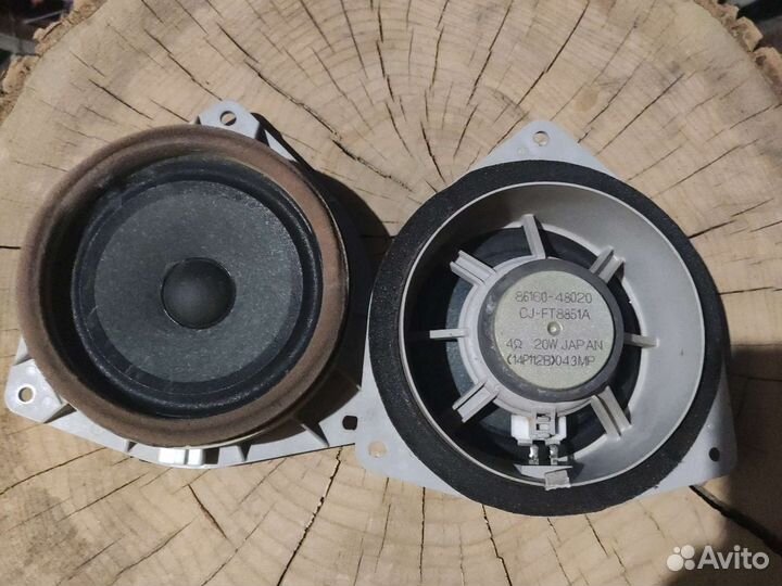 Колонки в авто 16 штатные toyota harrier