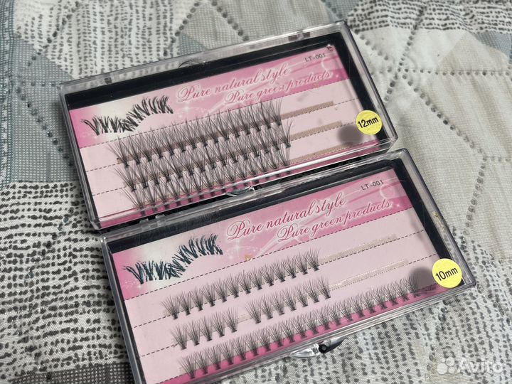 Накладные ресницы пучки