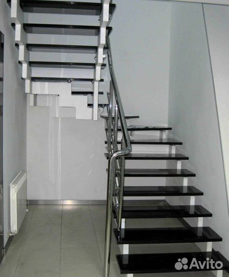 Забежная лестница с установкой