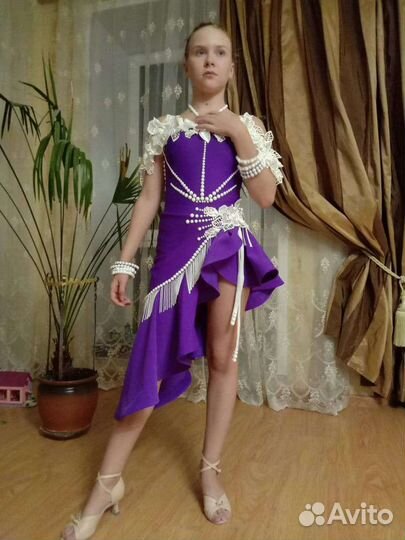 Платье для ю1 бальные танцы Стандарт и Латина